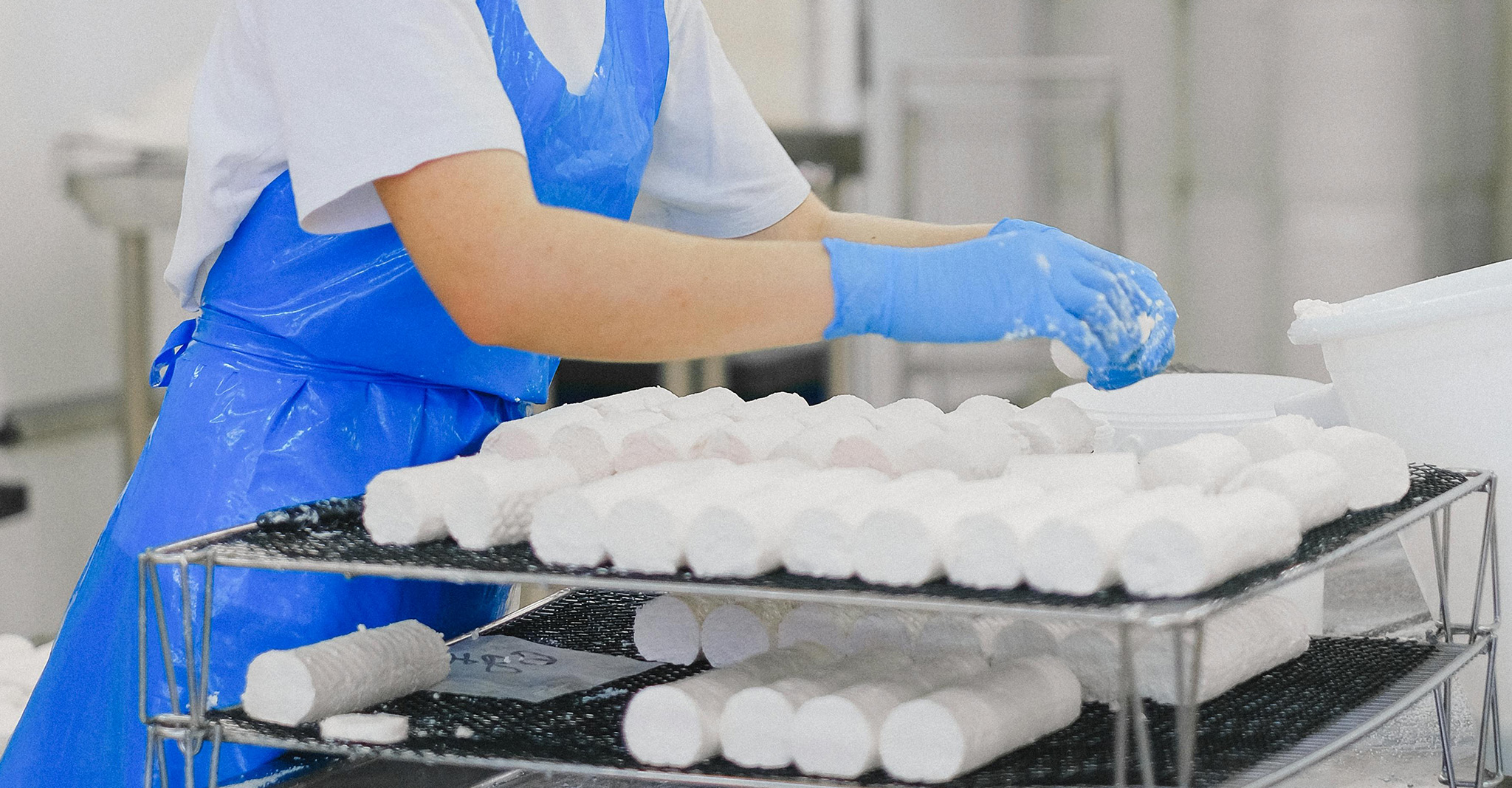Food production line representing food and drink industry in Leicester